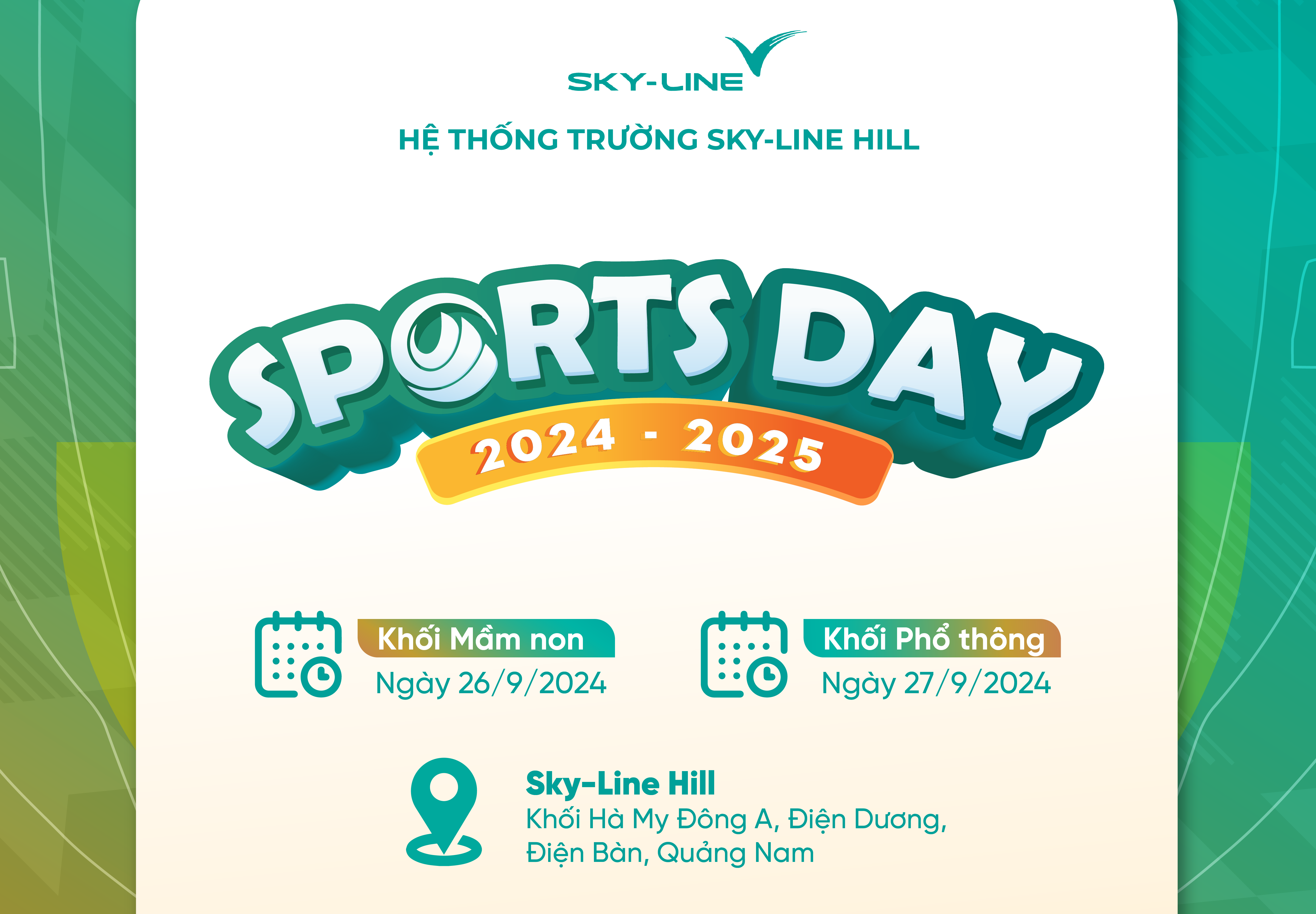 Kế hoạch tổ chức Giải thể thao học sinh Sky-Line Hill năm học 2024-2025