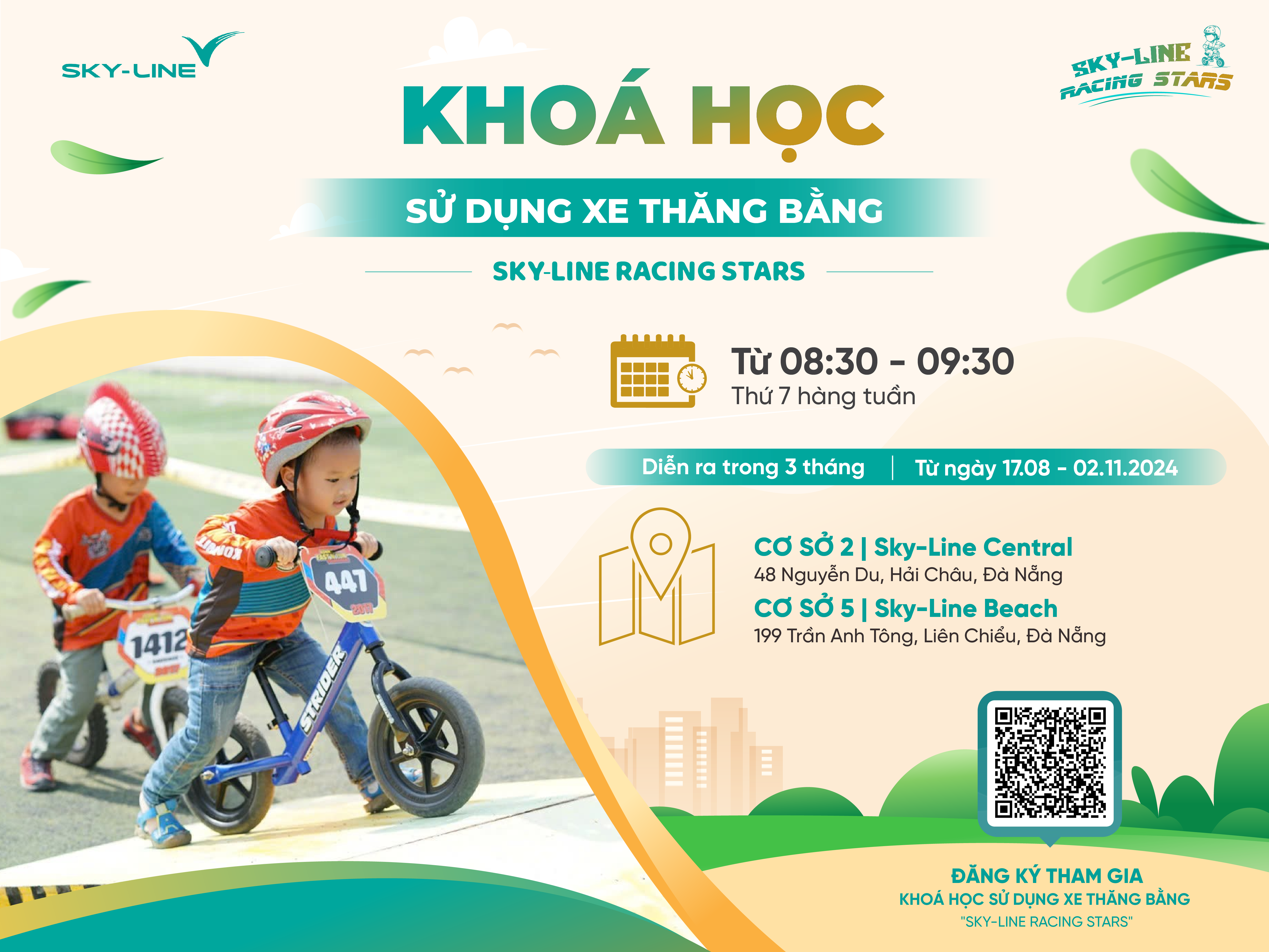 KHOÁ HỌC VÀ SỬ DỤNG XE THĂNG BẰNG “SKY-LINE RACING STARS